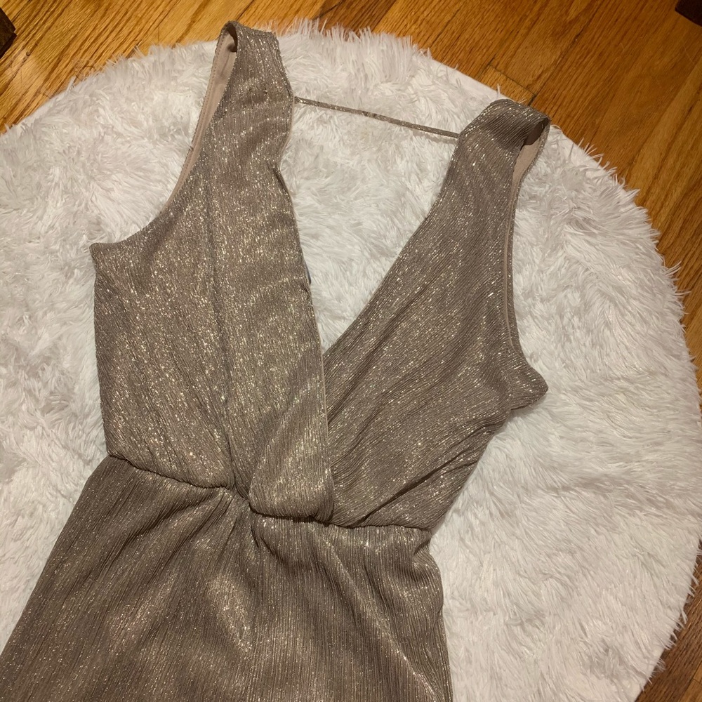 Gold romper